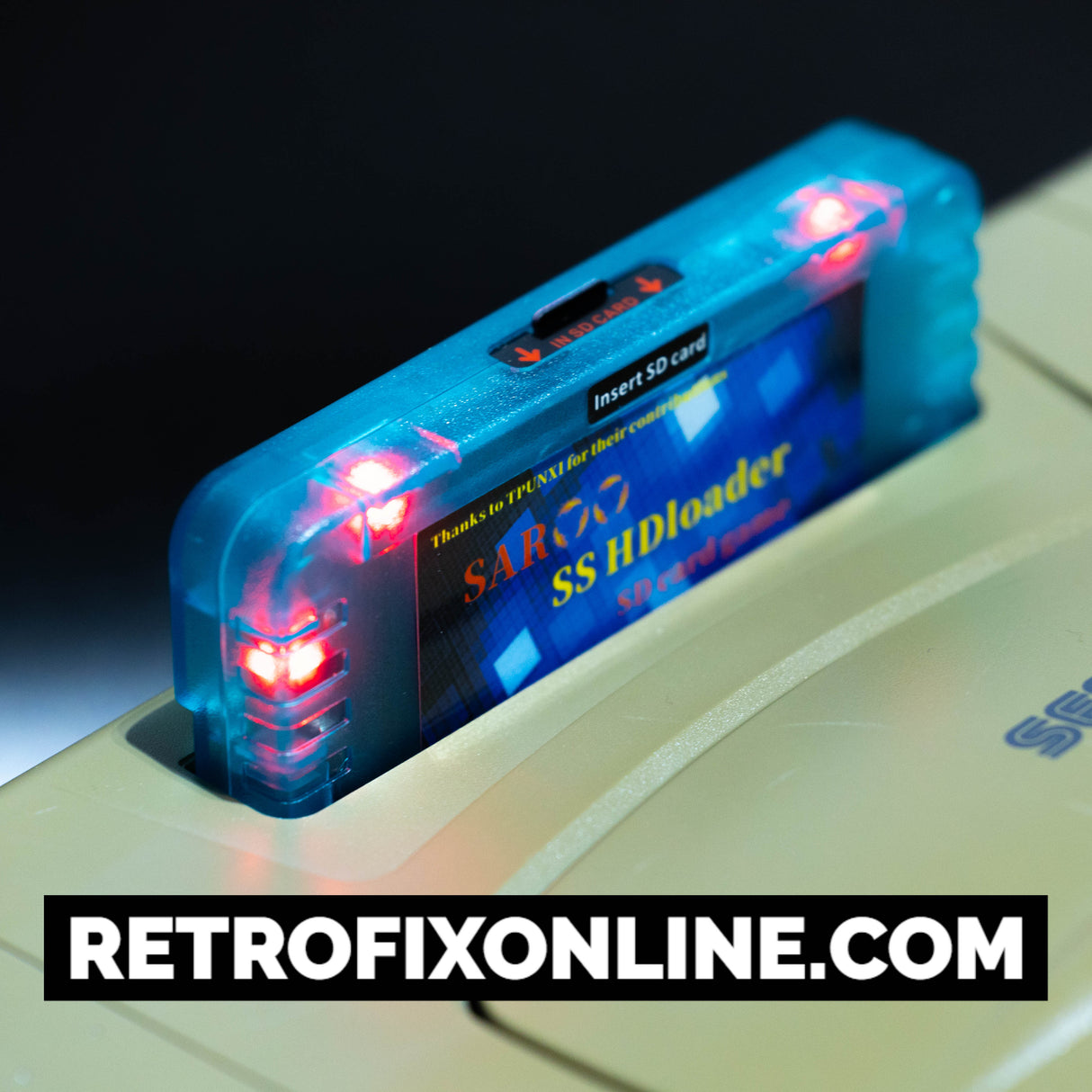 Sega SATURN SAROO Everdrive 128GB Games 1M 4M RAM PCB Version 2024