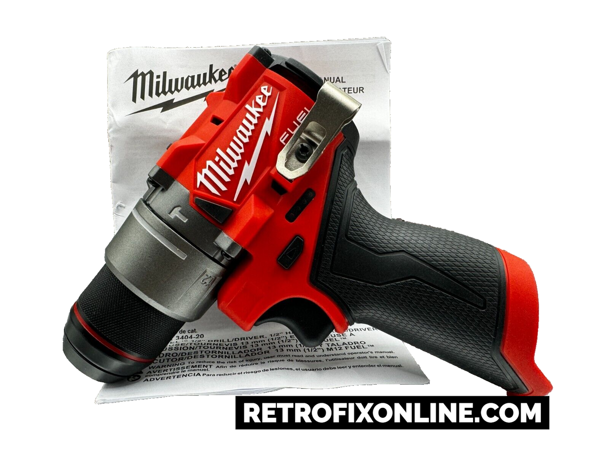 Milwaukee M12 FUEL 3404-20 Sub Compact Combi 1/2" Hammer Drill (Body only)